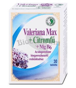 Dr. Chen Valeriana Max + medovka + B6 vitamín (30 ks)