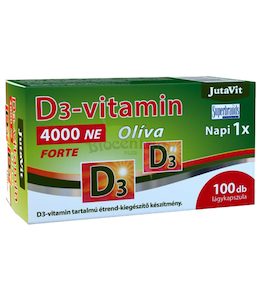 JutaVit Vitamín D3 forte 4000NE 100ks
