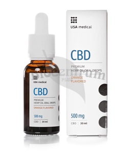 USA medical Premium CBD Olej 500mg